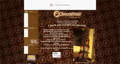 Desktop Screenshot of chocofruit.com.br
